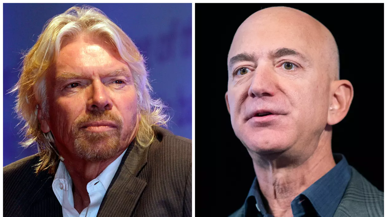 Sfatul lui Richard Branson pentru Jeff Bezos, miliardarul care va zbura în spațiu pe 20 iulie