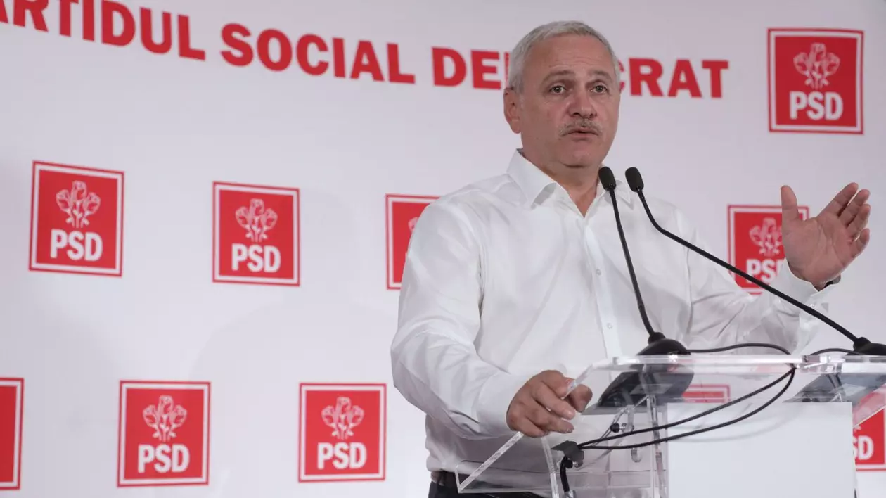 Liviu Dragnea în timpul declarației de presă din 26 mai 2019, cu o zi înainte să fie închis. Foto: Inquam Photos / Lavinia Cioacă