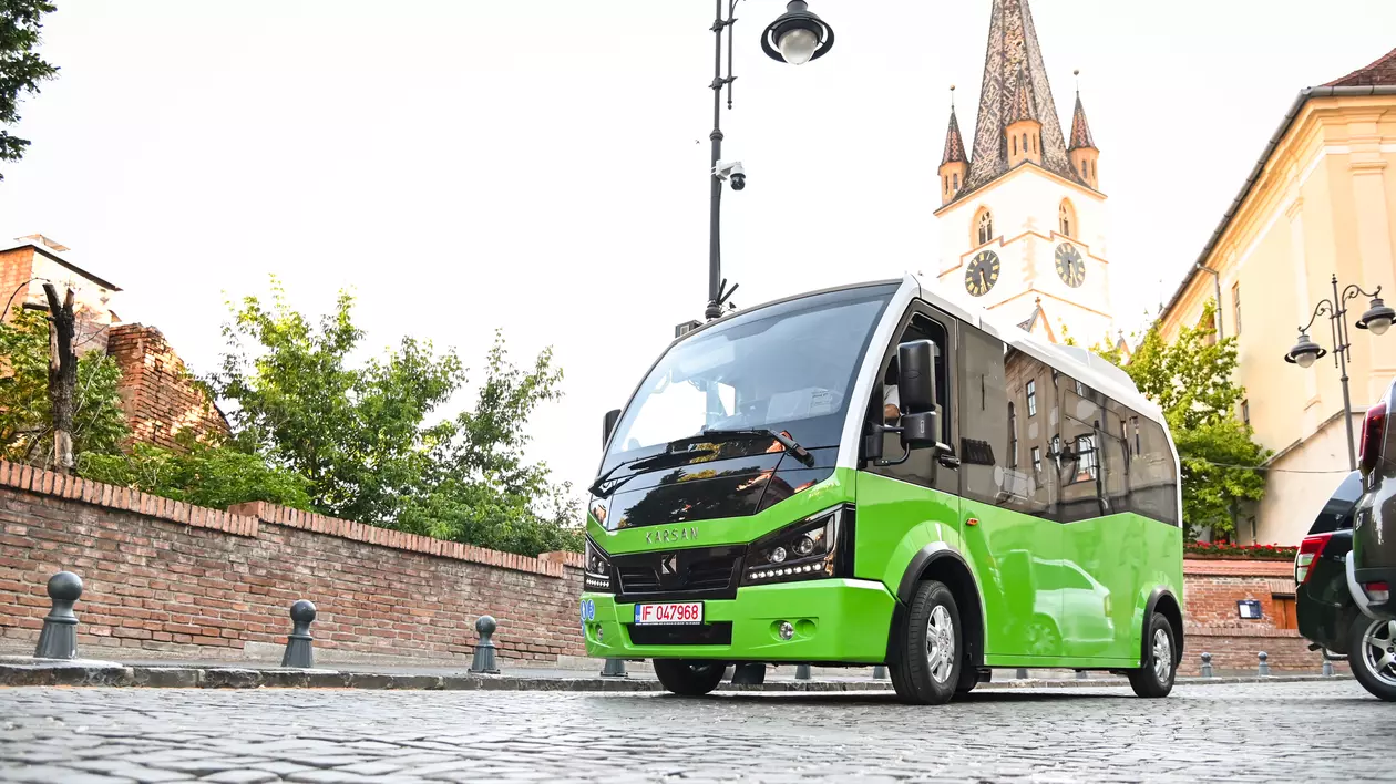 Sibienii vor circula din august cu microbuze electrice. Cum arată noile mijloace de transport