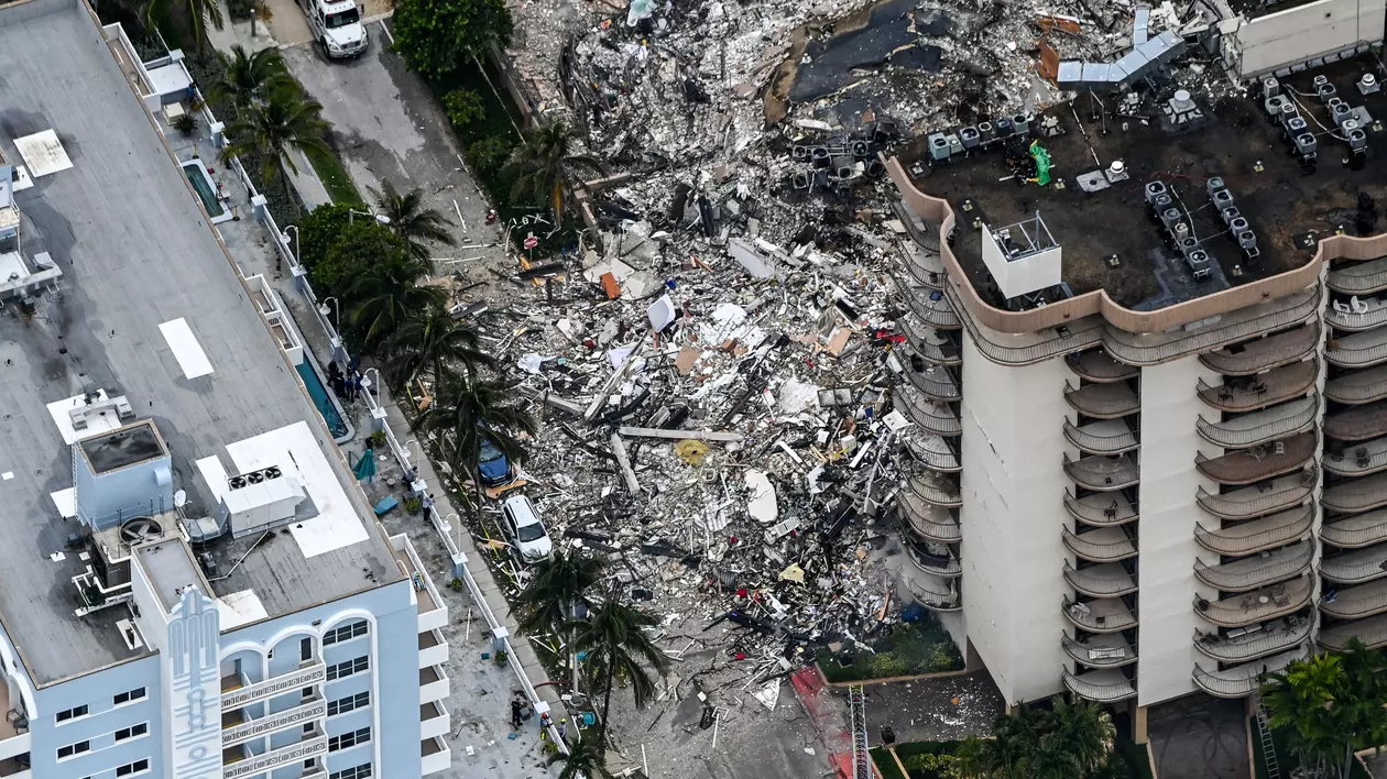 Blocul de 12 etaje prăbușit în Miami va fi demolat. Căutările salvatorailor, suspendate