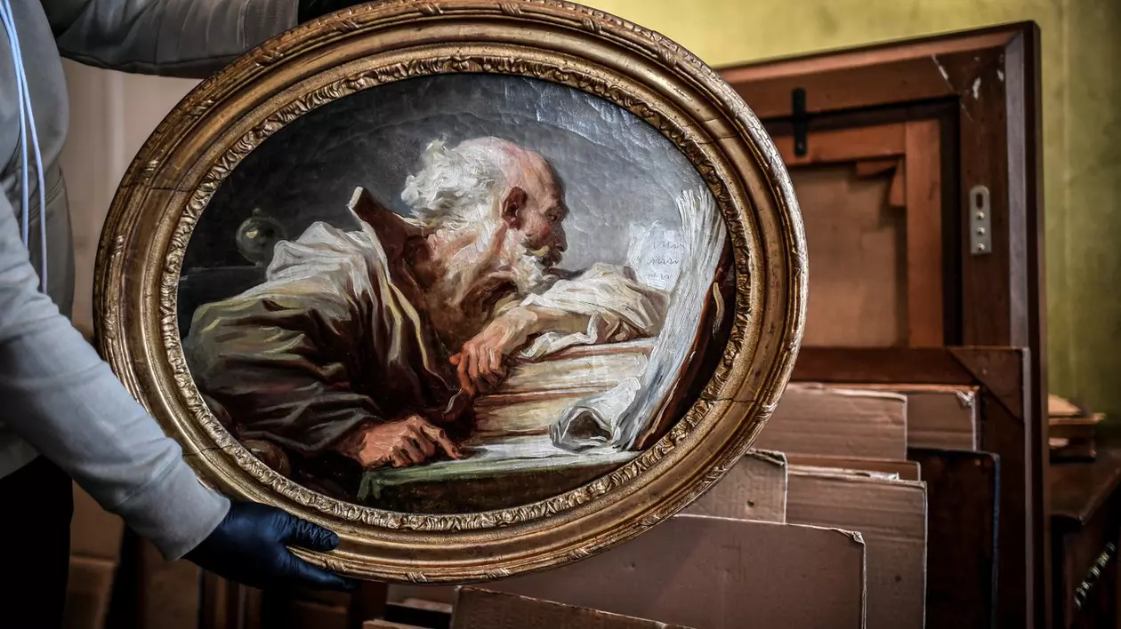 O pictură uitată, vândută cu 7,68 milioane de euro după ce s-a descoperit că este un Fragonard autentic
