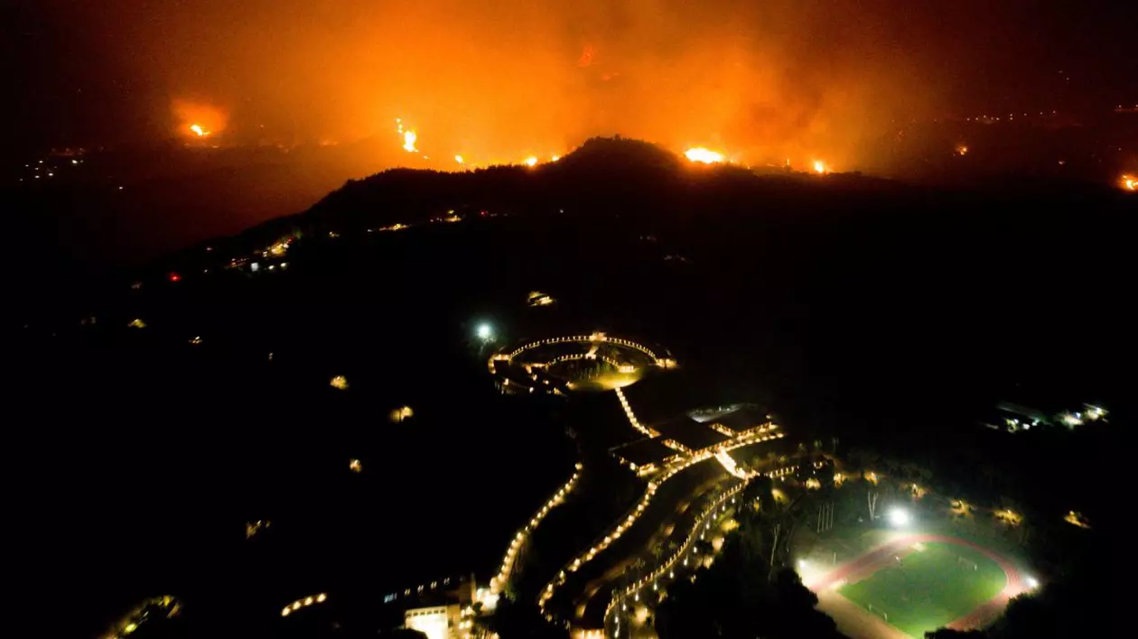 Locul unde s-au ținut primele Jocuri Olimpice, în Antichitate, e amenințat de incendiile din Grecia