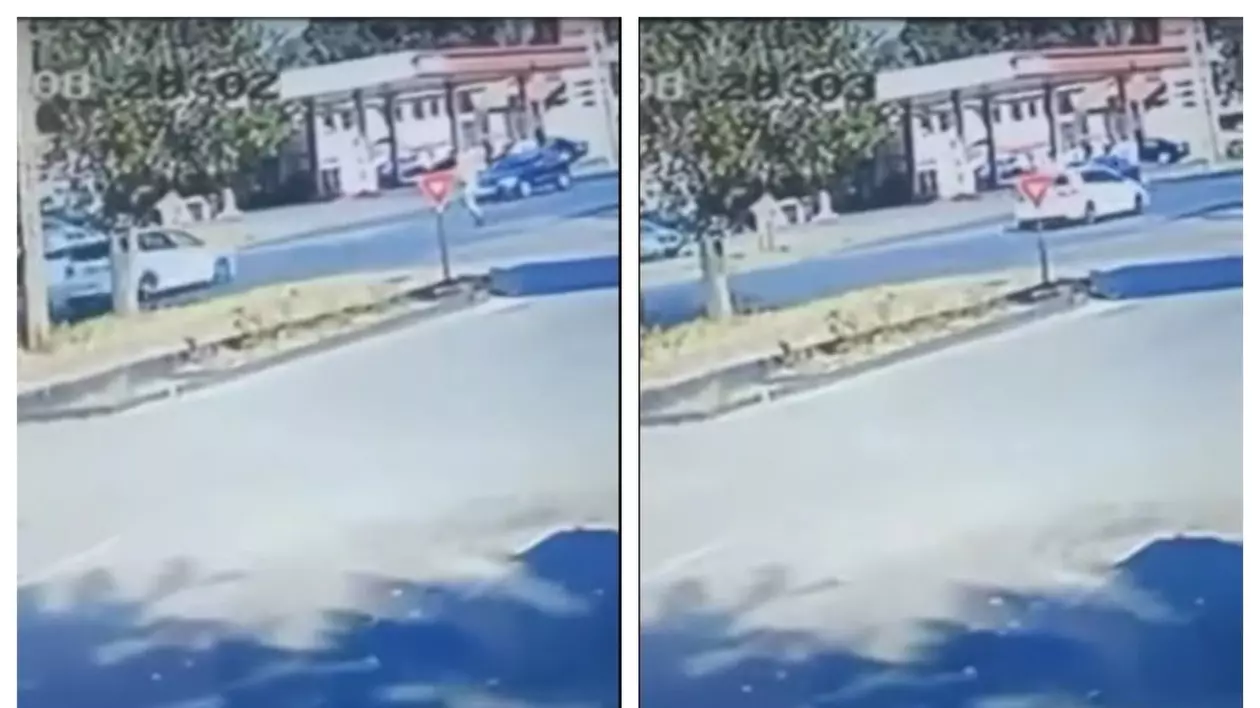 Accident mortal în Slatina. Un bărbat a fost lovit de o mașină și aruncat în aer