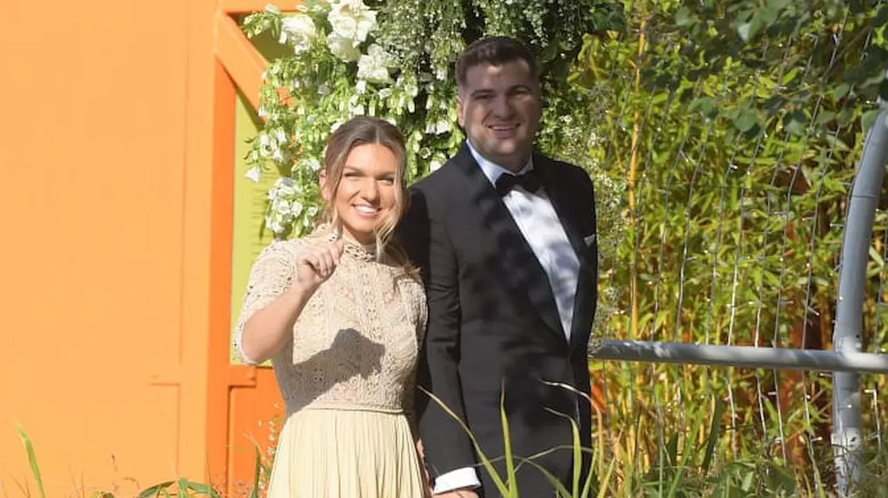 Primele imagini de la căsătoria civilă a Simonei Halep cu Toni Iuruc
