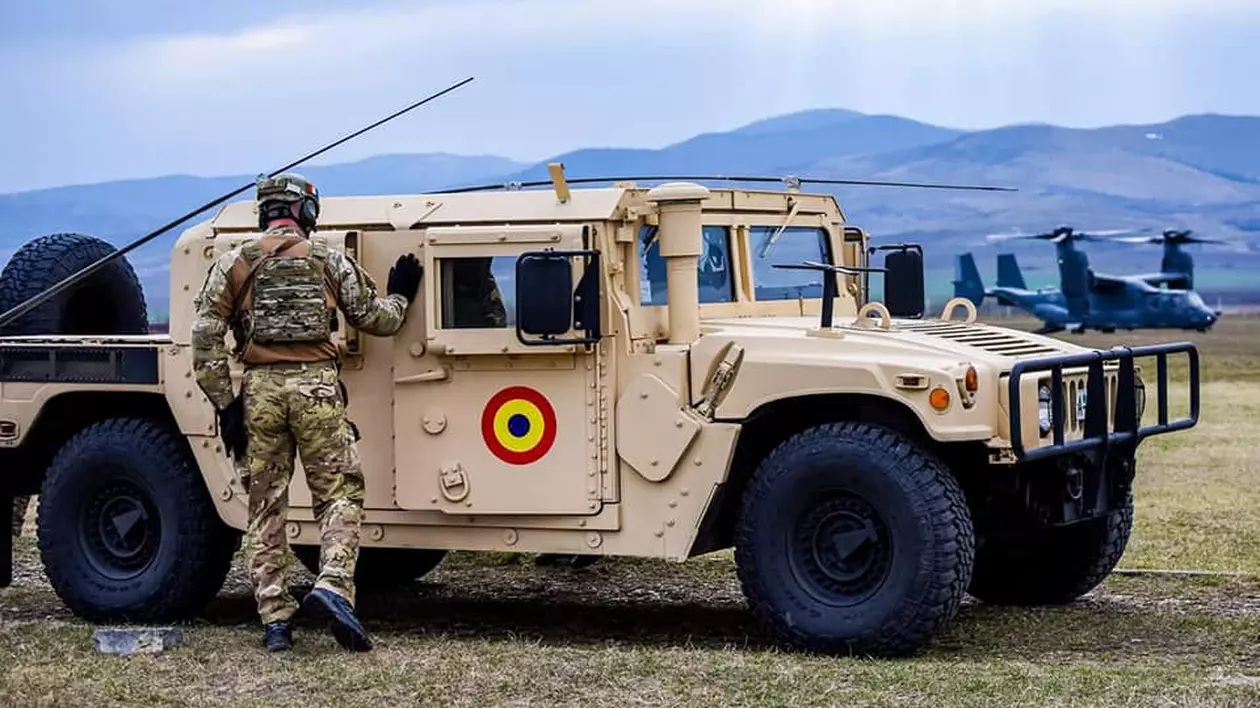 Armata României, prezentă la Untold, cu o expoziție de vehicule militare și un robot pentru dezamorsarea bombelor