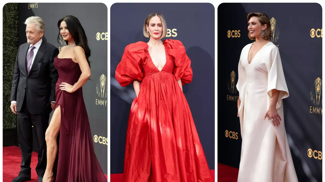 Ținute îndrăznețe la Premiile Emmy 2021. Catherine Zeta-Jones și Kate Winslet au surprins pe covorul roșu