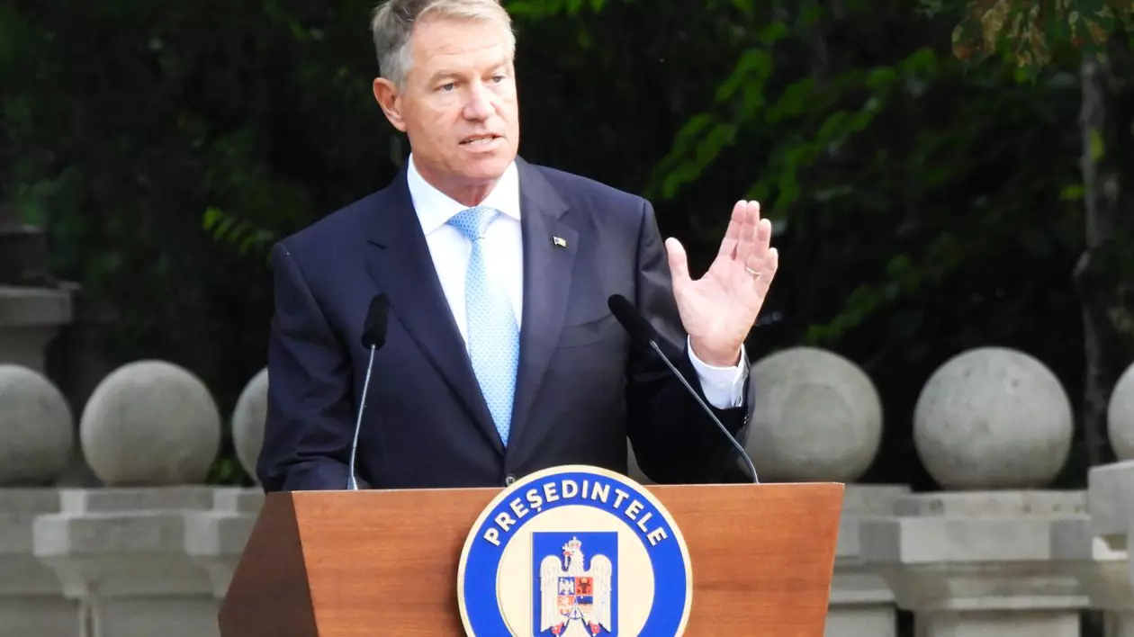 Klaus Iohannis, la Palatul Cotroceni. Foto: Cristian Otopeanu / Libertatea