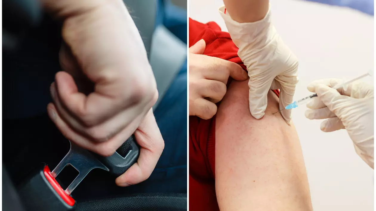 Centura de siguranță salvează vieți chiar dacă mor mulți șoferi ce o poartă. La fel și vaccinurile