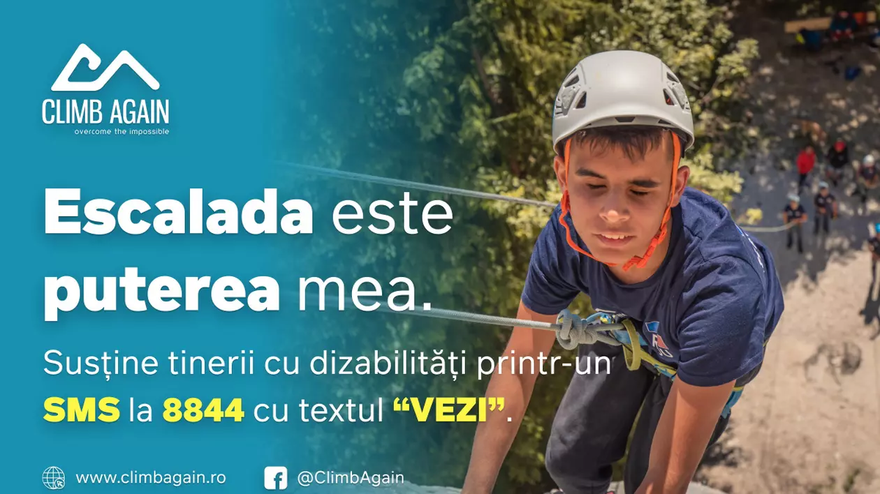 Campionul nevăzător care a dovedit că escalada poate schimba vieți