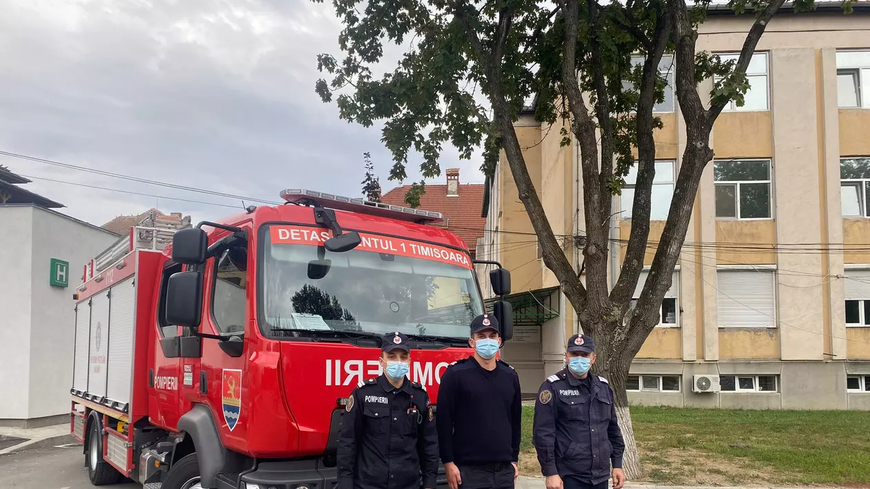 ISU Timiș trimite o autospecială de pompieri la un spital din Timișoara, după ce managerul a solicitat-o, de frica incendiilor