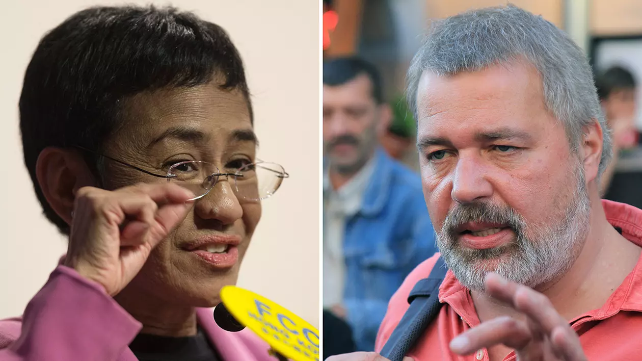 Doi jurnaliști, premiați cu Nobelul pentru Pace, „pentru efortul lor de a proteja libertatea de exprimare”