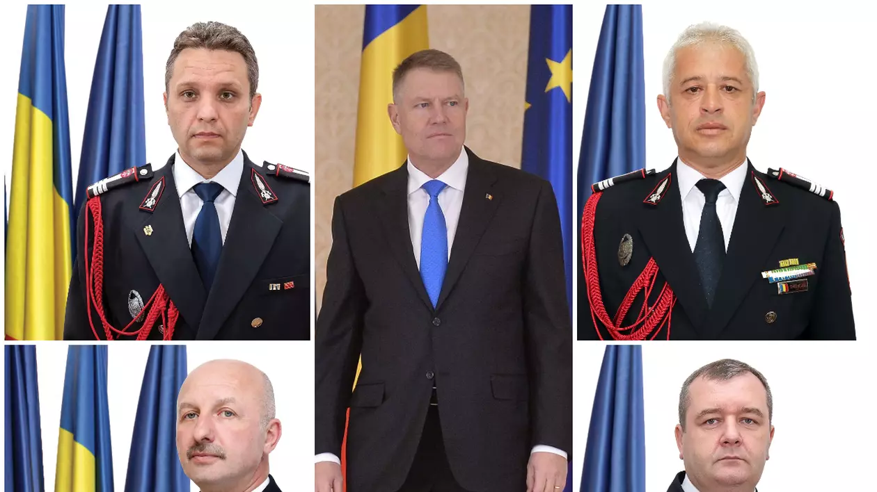 Iohannis a înaintat în grad toată conducerea IGSU, inclusiv pe cel care a ascuns filmările de la Colectiv