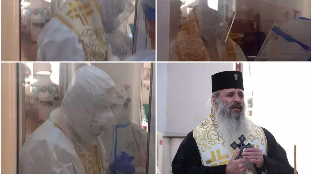 Unul dintre liderii Bisericii Ortodoxe Române, în mijlocul pacienților COVID dintr-o secție ATI