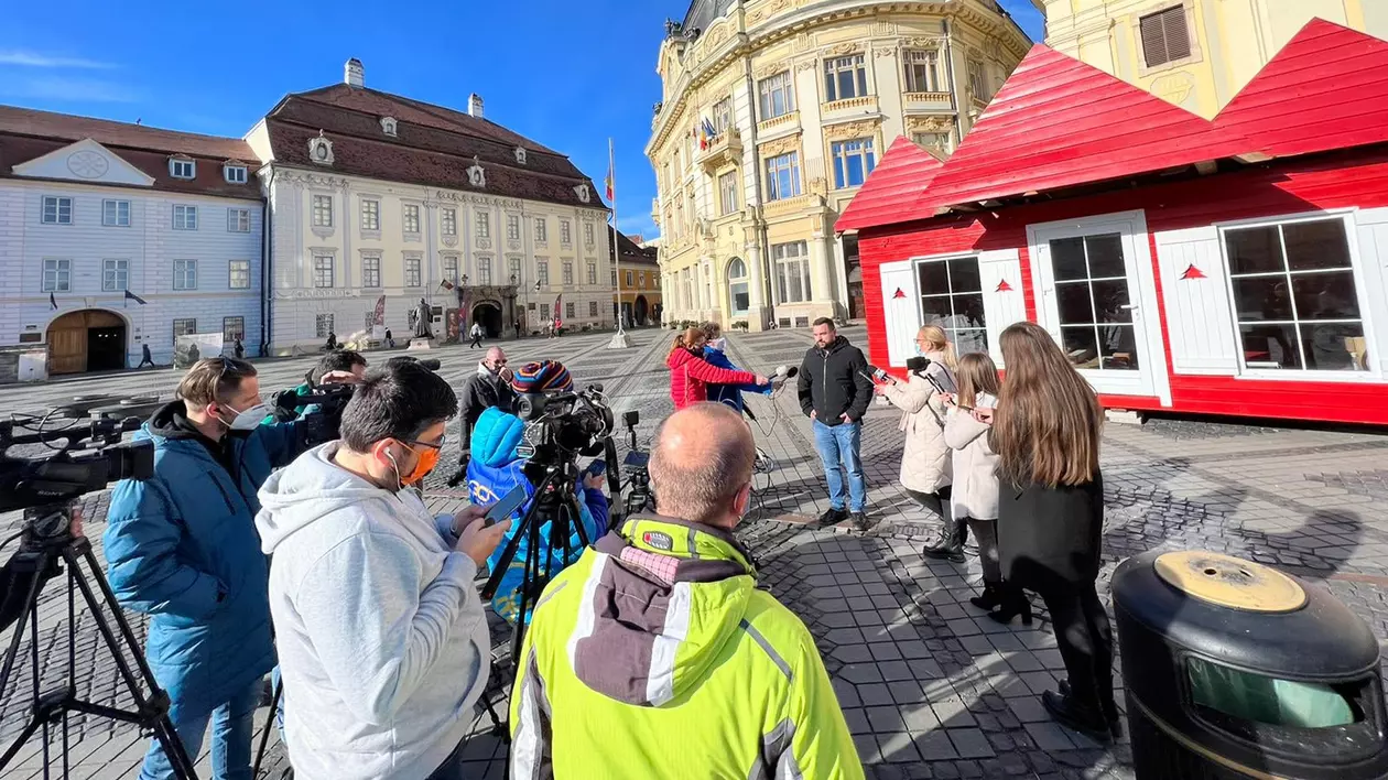 Testare gratuită în Sibiu, pentru cei care vor să se vaccineze în Căsuţa lui Moş Crăciun