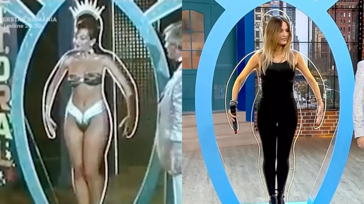 După 31 de ani, Anca Țurcașiu a refăcut scena din filmul „Miss Litoral”. „Eram mai plinuţă atunci, la 20 de ani”