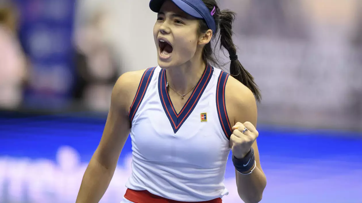 Emma Răducanu a fost desemnată de WTA revelaţia anului 2021