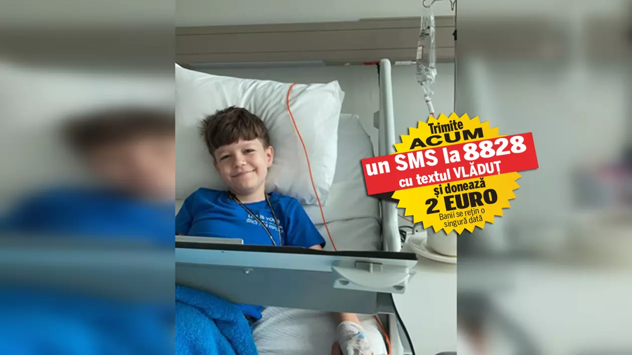 Șansa la viață a lui Vlăduț, internat în Turcia, este imunoterapia. Copilul care a învins cancerul o dată are nevoie de 440.000 de euro pentru tratament
