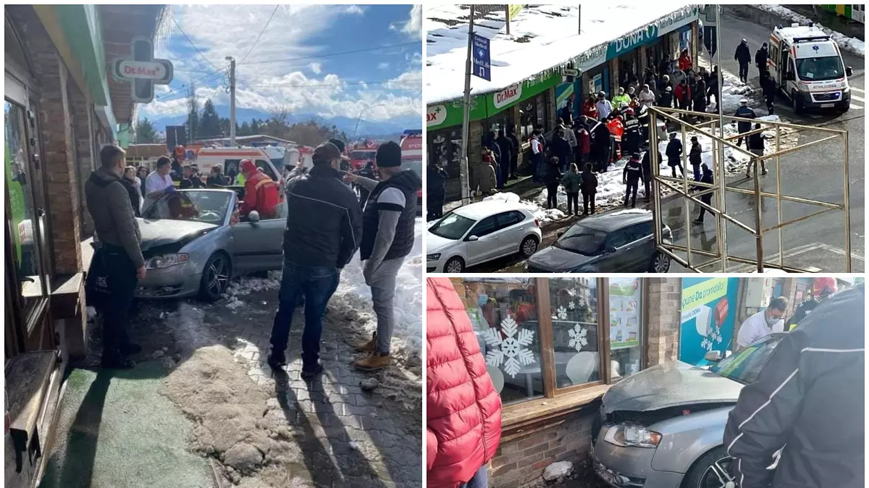 Fetiță de 6 ani lovită pe trotuar de o mașină în Petroșani. Șoferul murise la volan