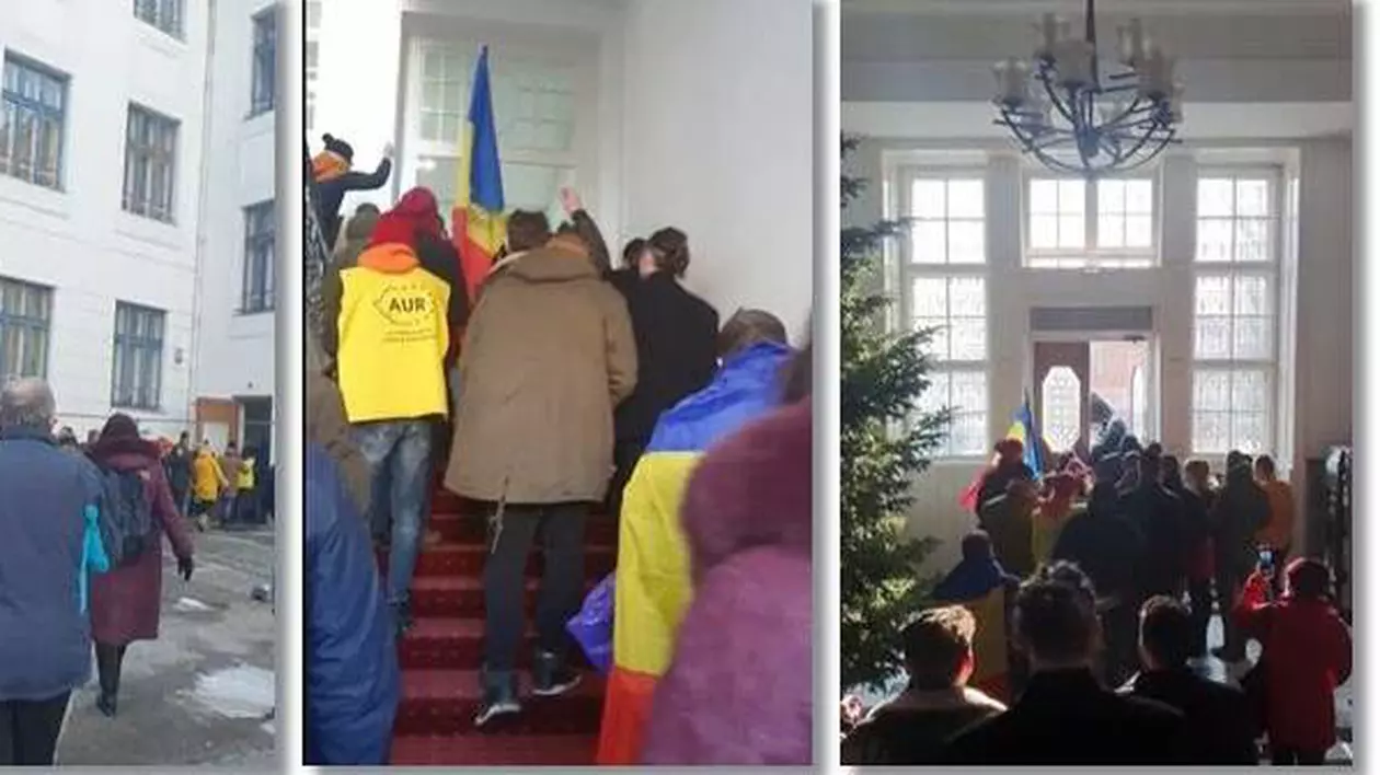 Dominic Fritz acuză că George Simion alături de mai mulți simpatizanți au intrat cu forța în primăria Timișoarei