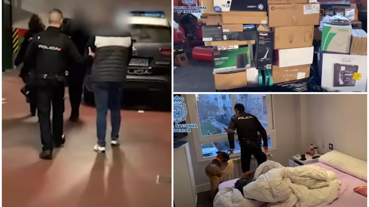 Un român a angajat șoferi de TIR, tot români, la firma lui din Spania și împreună au furat colete Amazon de peste un milion de euro, din camioane