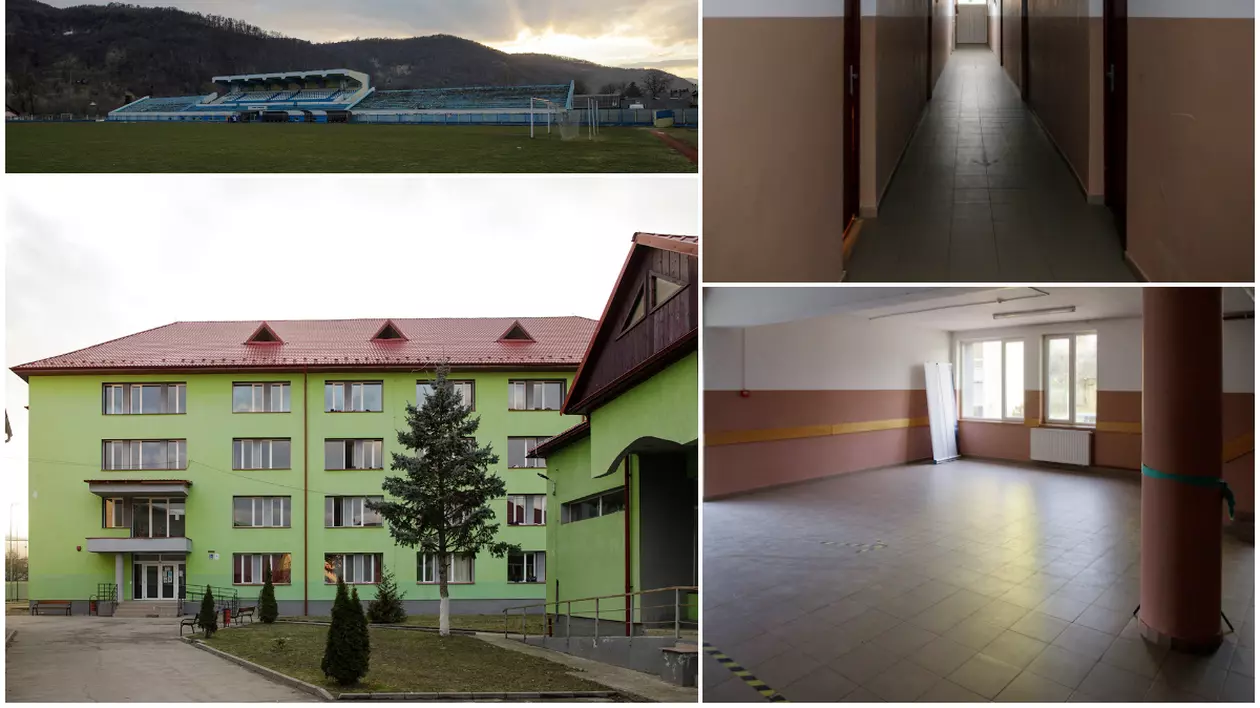 EXCLUSIV Primele imagini cu variantele de adăpost gândite de autoritățile de la Sighet pentru refugiații din Ucraina. Dar nu sunt gata
