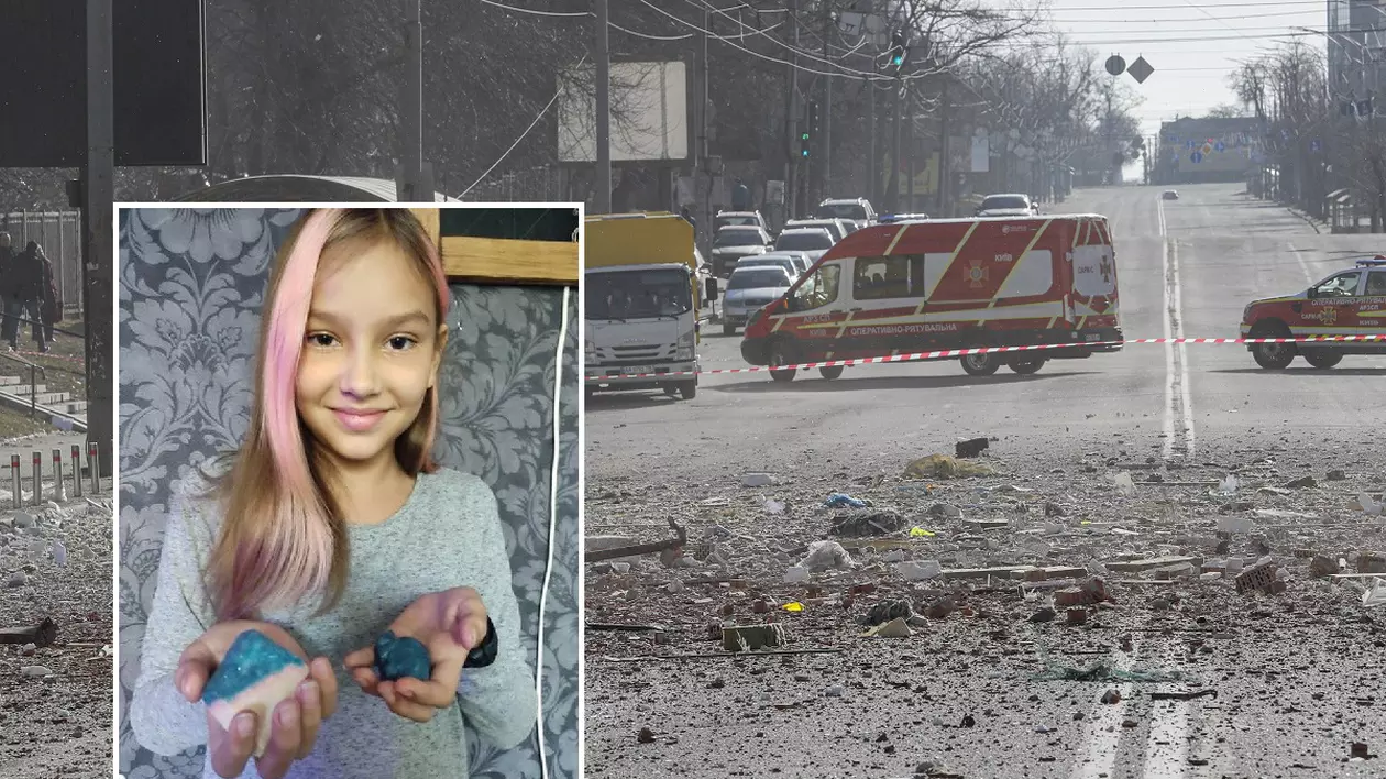 O fetiță și părinții ei au fost uciși în mașină, pe o stradă din Kiev. Autoritățile spun că au fost împușcați de un grup de sabotori ruși