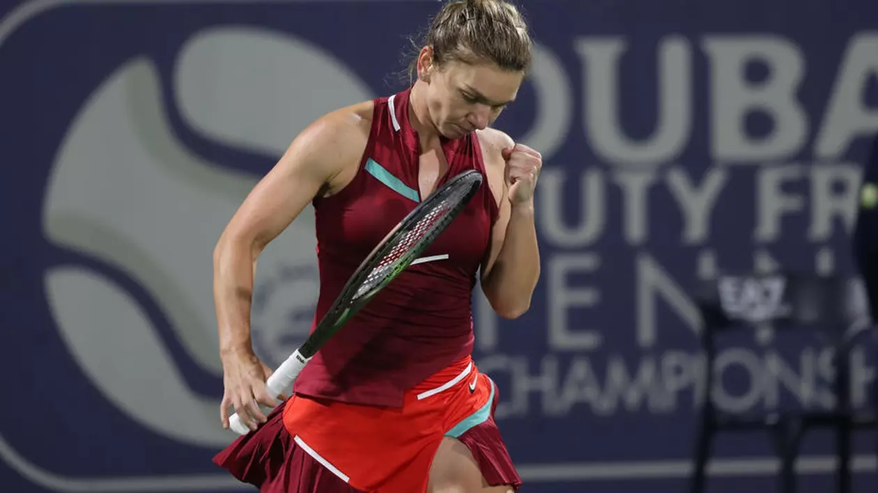 Simona Halep a învins-o pe Gabriela Ruse la Dubai. Cu cine joacă în sferturi