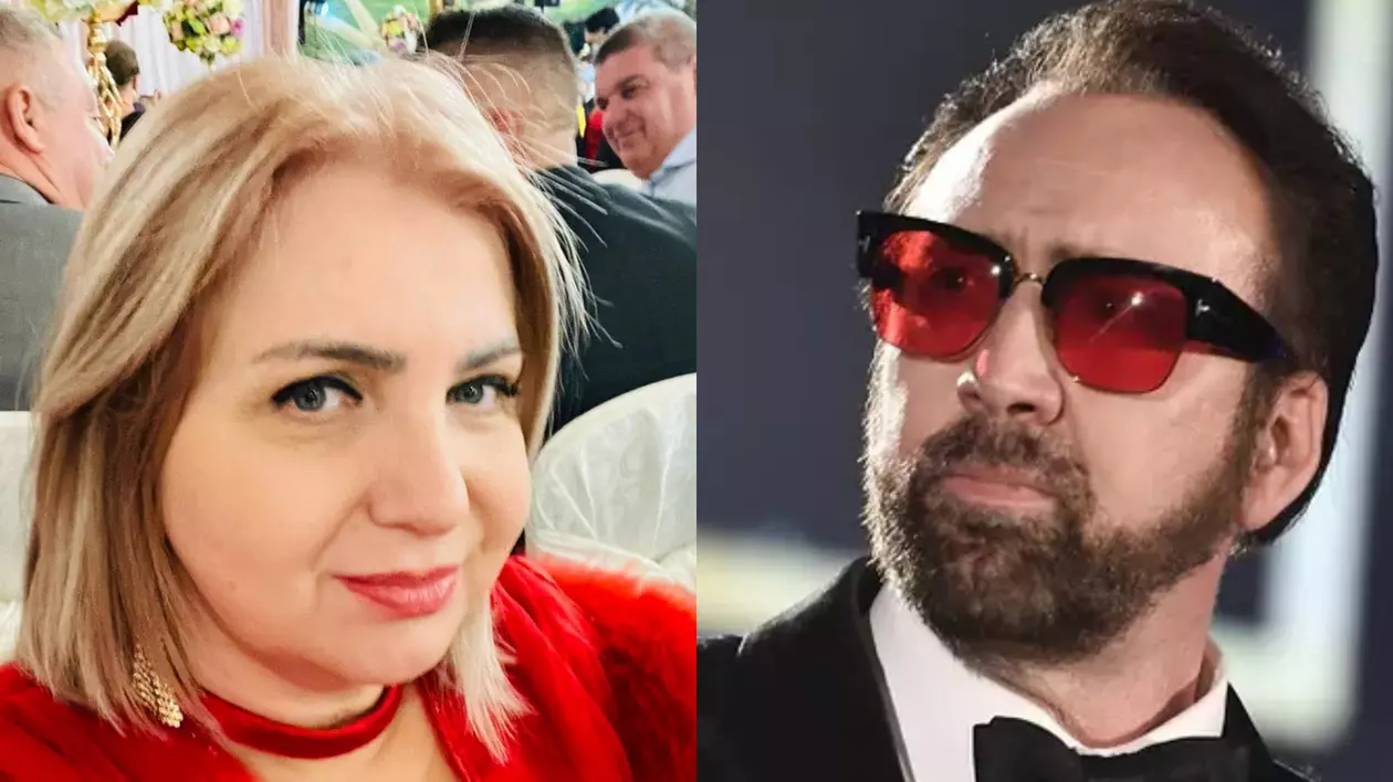 Carmen Șerban și Nicolas Cage