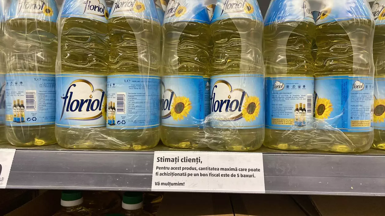 Ce limite au impus magazinele Kaufland, Carrefour sau Lidl la cumpărarea de ulei