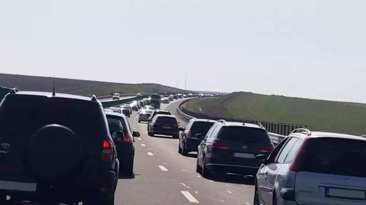 rute alternative spre mare - aglomeratie pe autostrada soarelui