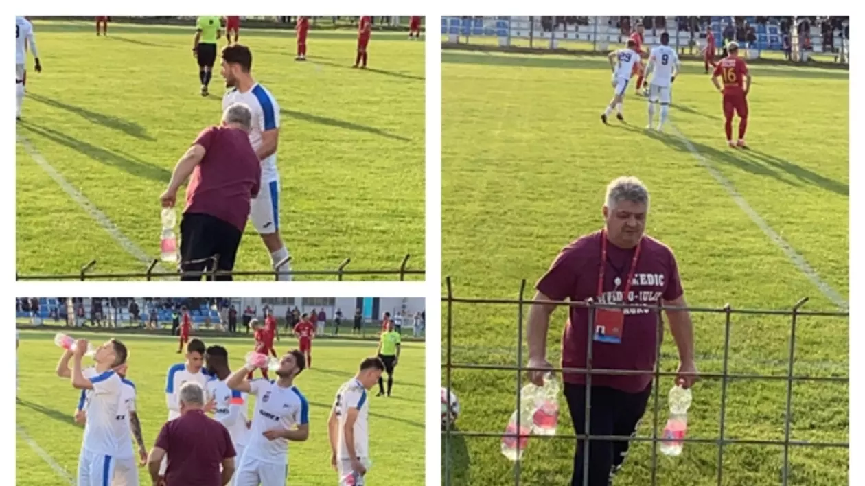 VIDEO. Florin Secureanu, condamnat pentru că și-a făcut casă pe banii spitalului Malaxa, a ajuns medic la o echipă de fotbal din Sălaj care joacă în Liga a III-a