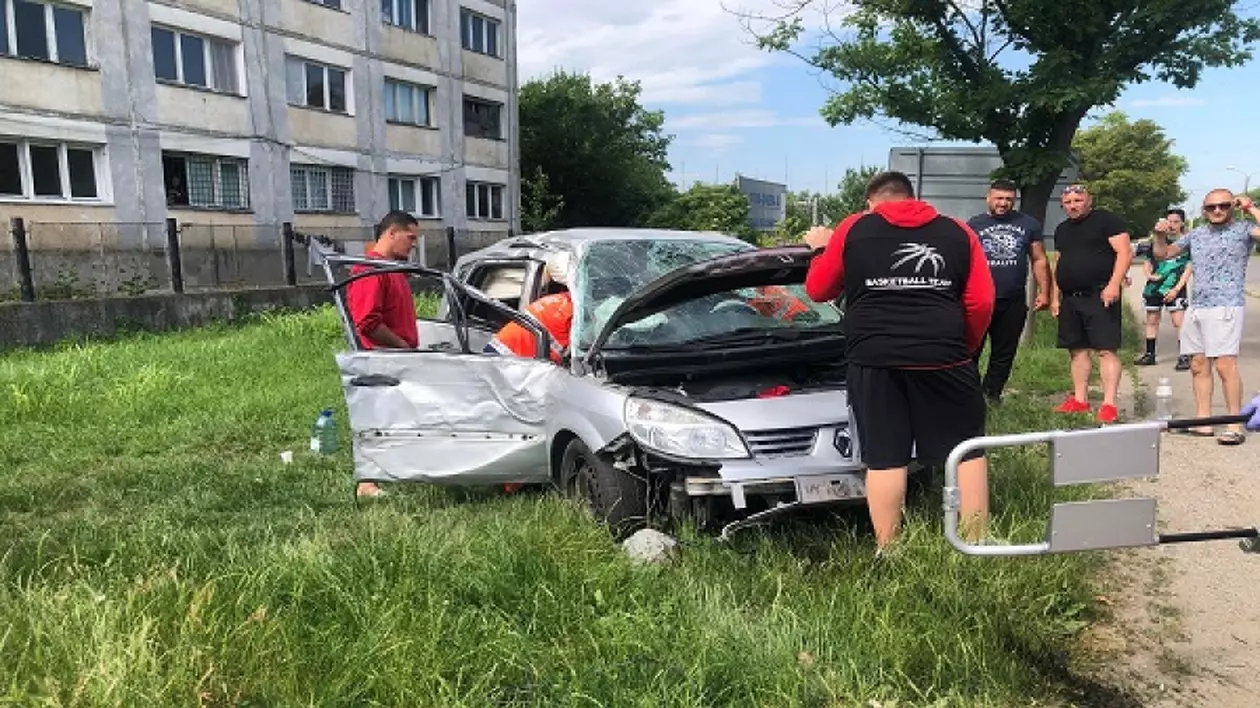 Un șofer implicat într-un accident în Lugoj a dat vina pe una dintre pisicile transportate