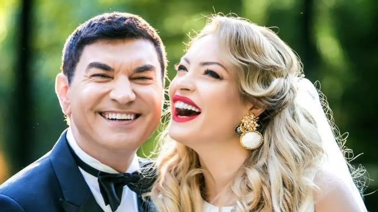 Apariția elegantă a Valentinei Pelinel la brațul lui Cristi Borcea. Vedeta a purtat o rochie decoltată și bijuterii prețioase