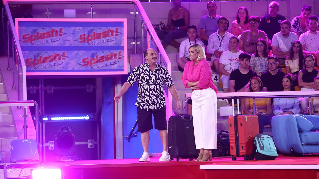 Paula Chirilă şi Romică Ţociu, împreună la „Splash! Vedete la apă”