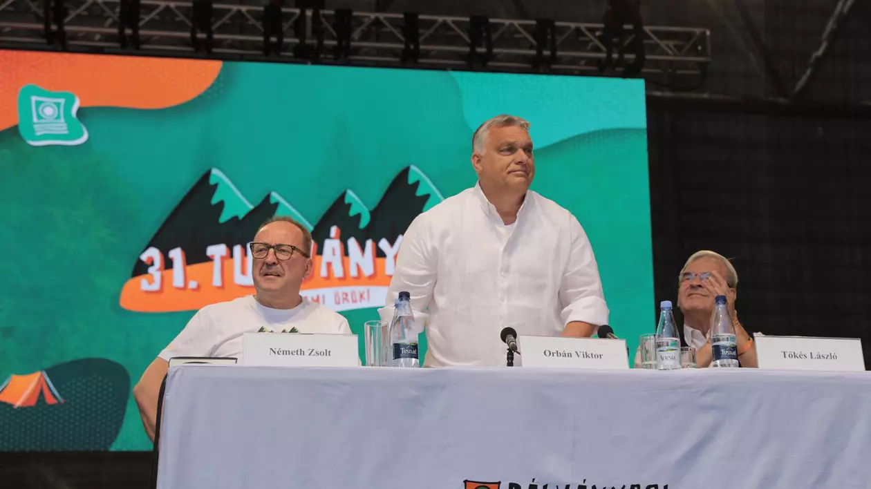 Viktor Orban, premierul Ungariei, la Tușnad. Foto: Eli Driu / Libertatea