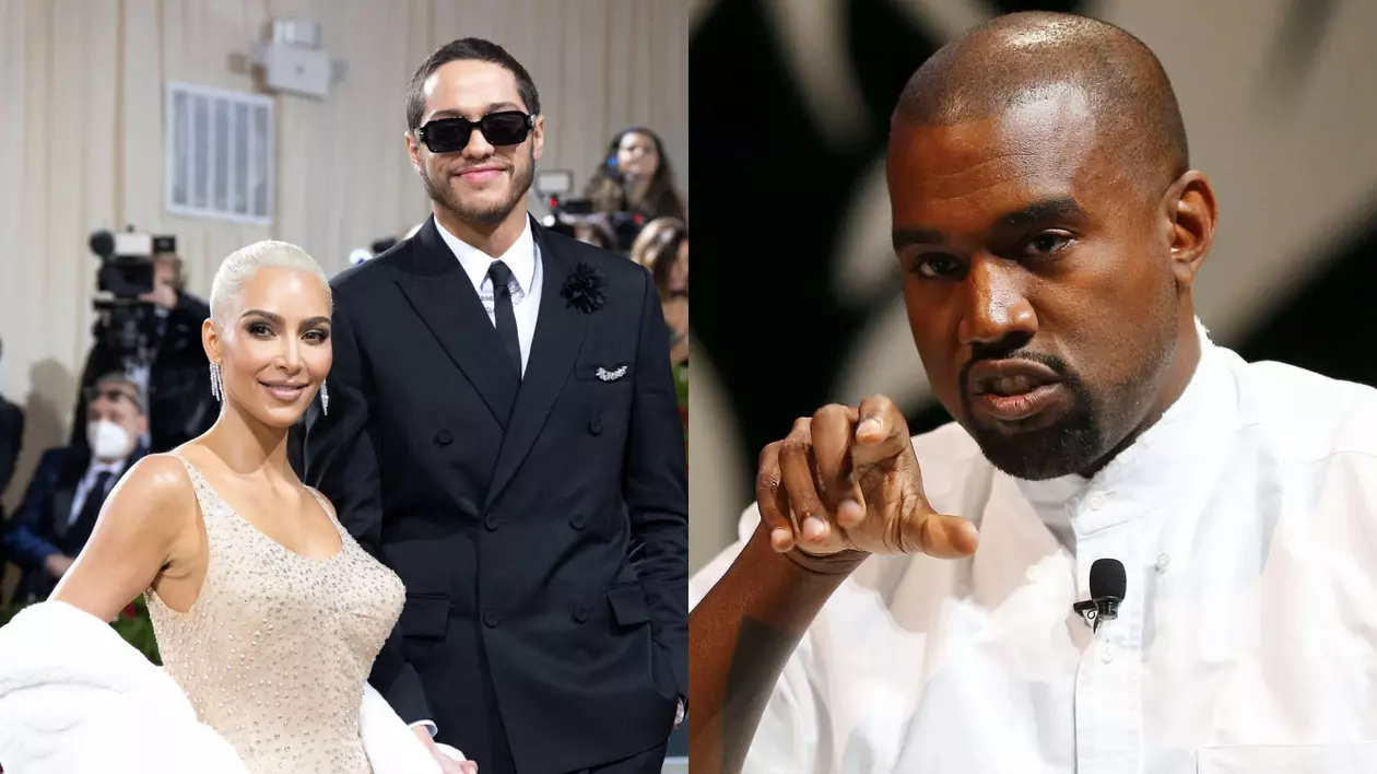 Kanye West, mesaj deplasat după ce a aflat că Pete Davidson și Kim Kardashian s-au despărțit