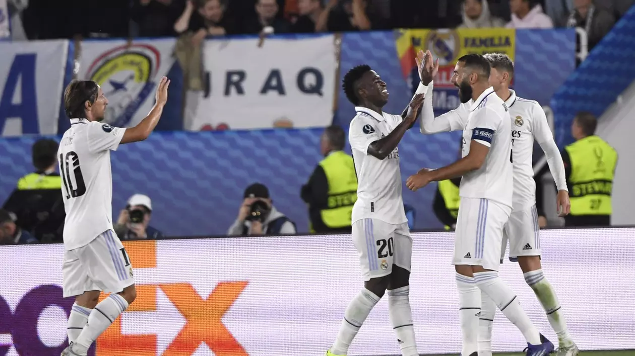 Real Madrid a câștigat Supercupa Europei pentru a cincea oară