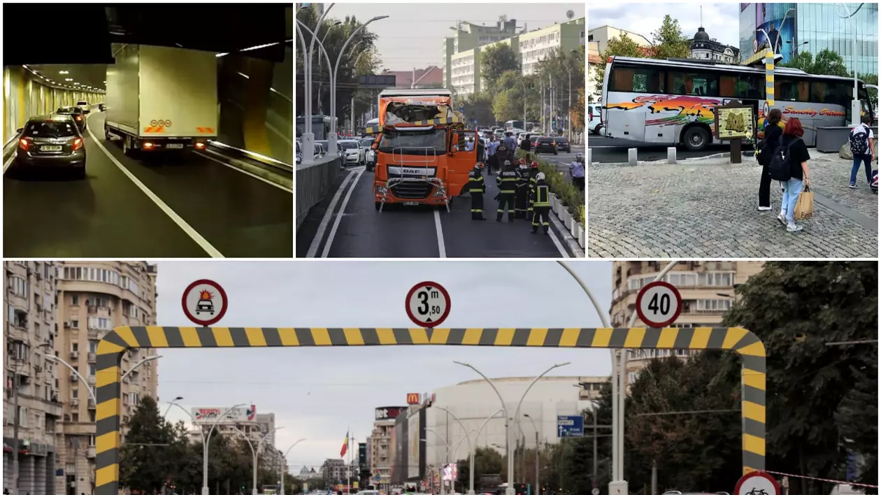 Pasajul Unirii, după reabilitare: 6 accidente în mai puțin de 4 luni. Ce spuneau în toamnă autoritățile despre limitatorul de înălțime și modificarea spațiului din pasaj
