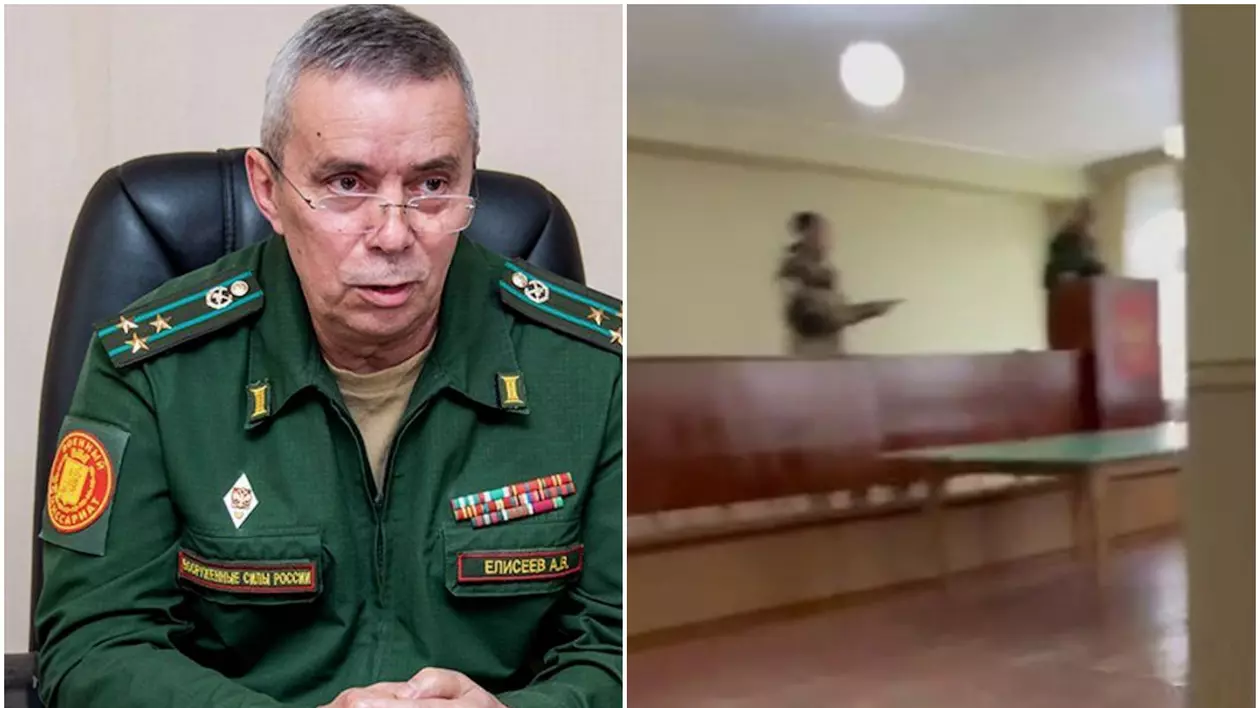 Un comisar militar rus a fost împușcat în cap în biroul de înrolare din Irkutsk de un tânăr care urma să fie mobilizat | VIDEO