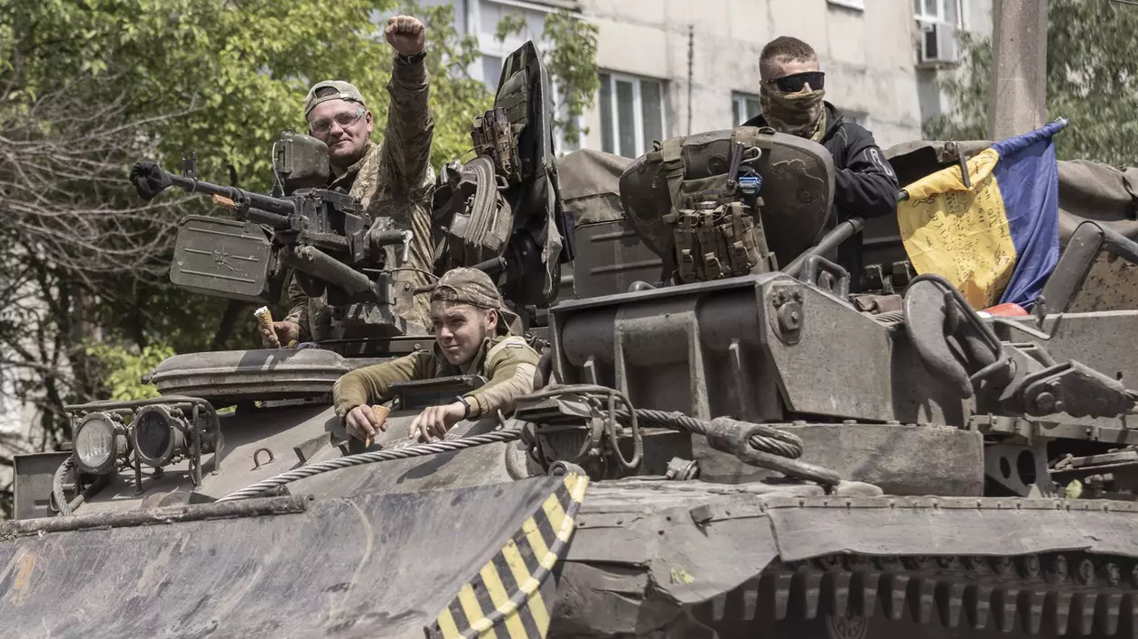 Orașul strategic Lîman a reintrat sub controlul ucrainenilor. Foto: Profimedia