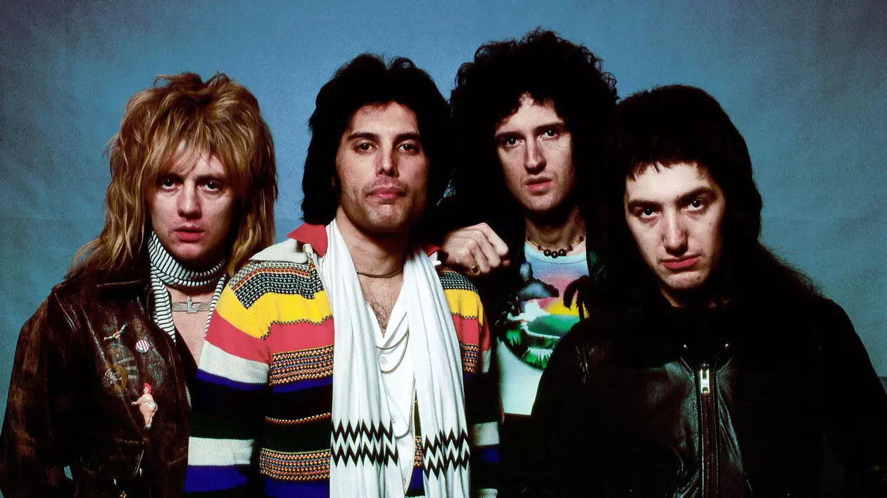 Queen's Freddie Mercury, Roger Taylor, Brian May and John Deacon 1978