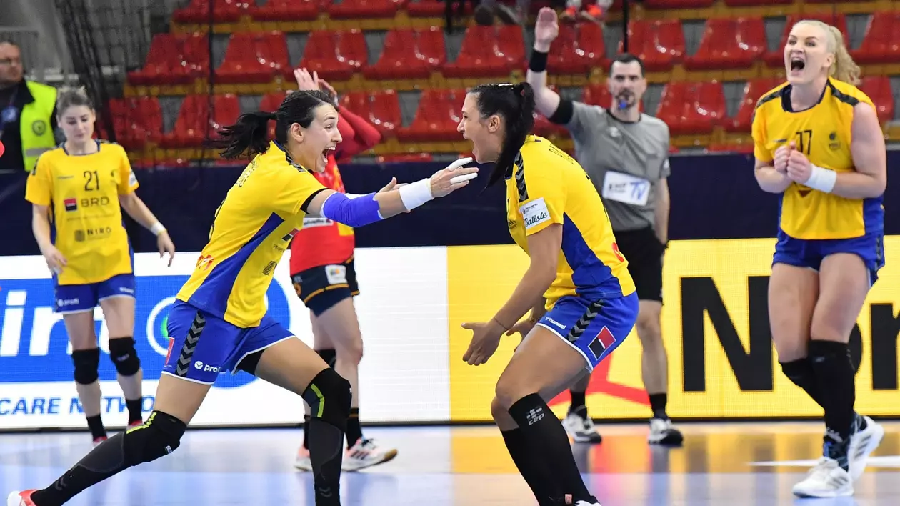 Victorie de infarct! România înscrie în ultima secundă și bate Spania la Campionatul European de handbal feminin