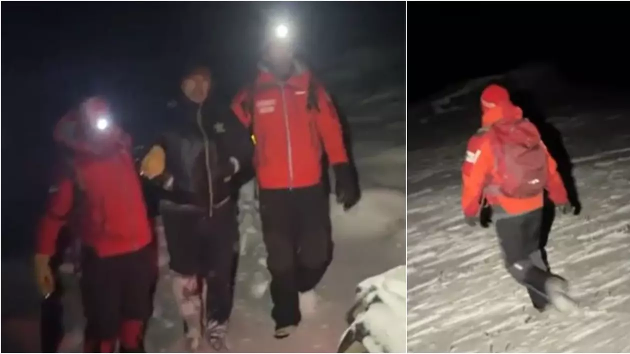 Turistul iranian care s-a rătăcit pe Platoul Bucegi a fost găsit după aproape 12 ore de căutări. VIDEO