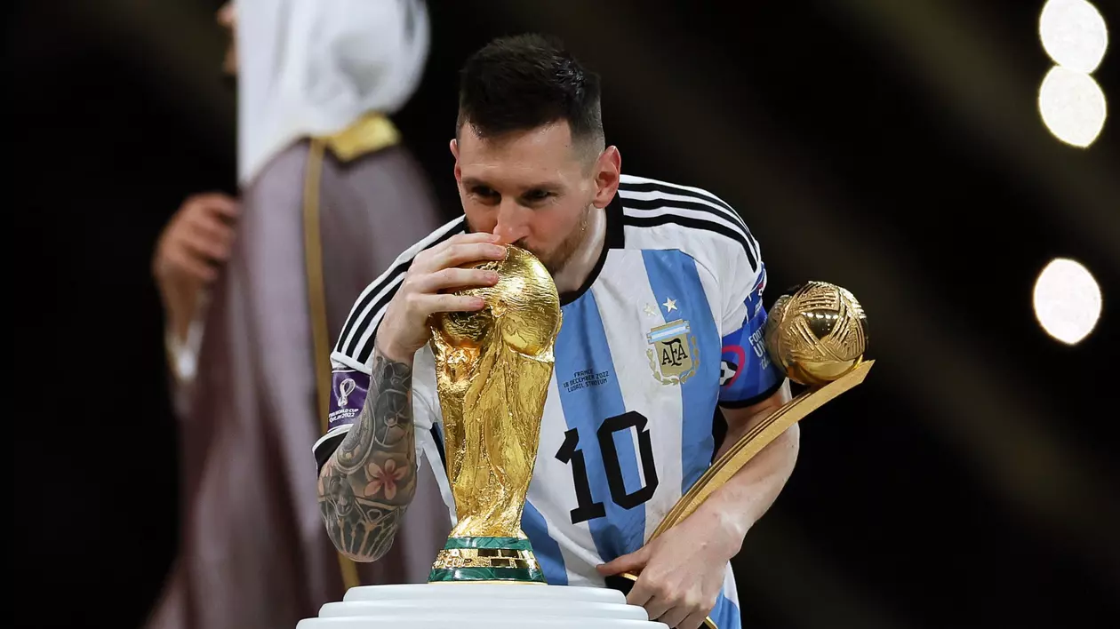 Lionel Messi a fost desemnat cel mai bun jucător al Cupei Mondiale din Qatar
