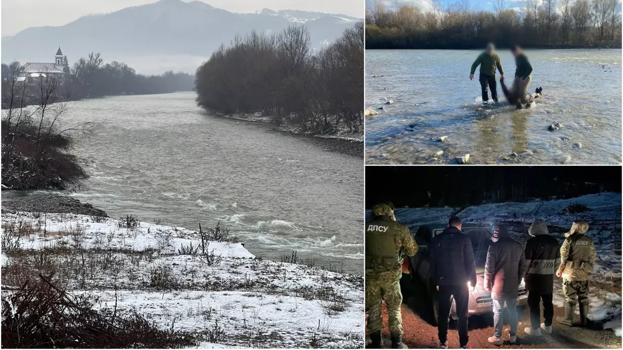 CEALALTĂ FAȚĂ A RĂZBOIULUI. Bărbații ucraineni din Bucovina și Transcarpatia caută soluții disperate pentru a fugi din țară prin râurile și pădurile de la graniță: „Ei se gândesc la copiii lor, nu la geopolitică”