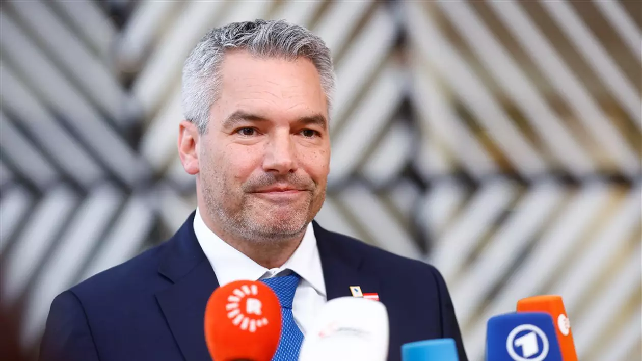 Cancelarul austriac Karl Nehammer. Foto: EPA