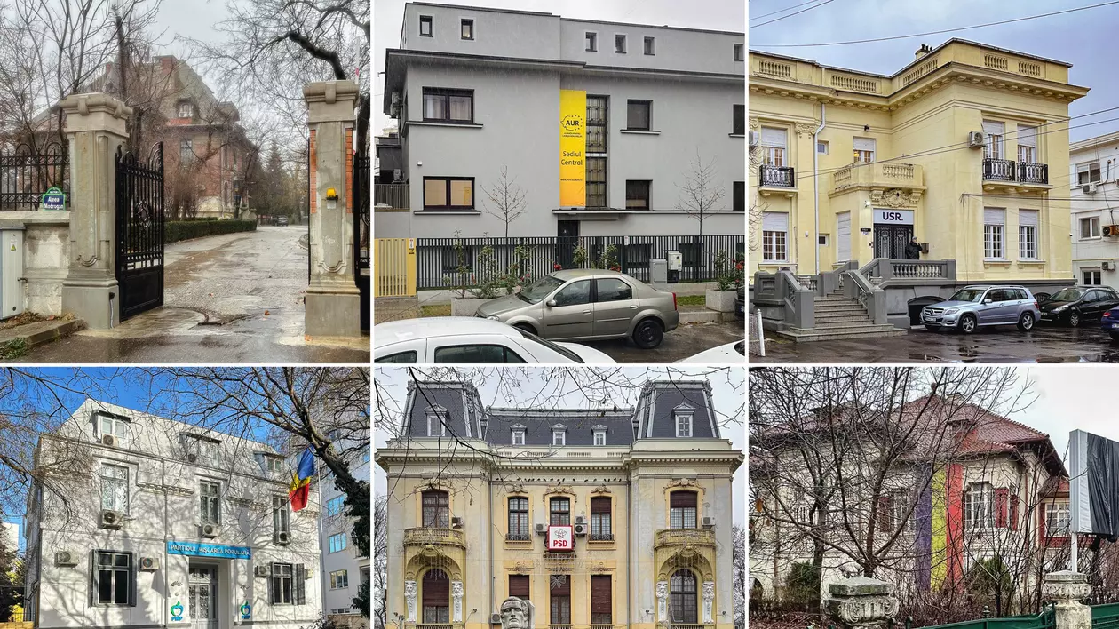 Piața imobiliară pentru partide. Cât costă să cumperi un sediu și ce diferență este între chiria plătită la stat și cea de pe piața liberă