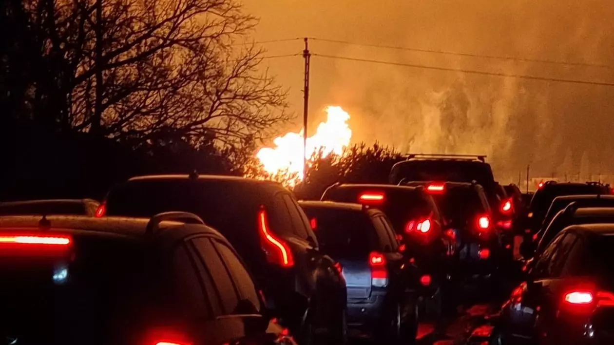 Explozie la o conductă de gaz dintre Letonia și Lituania. „Flăcările se ridicau la 50 de metri”, spune primarul