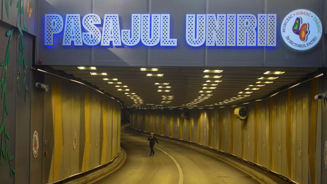 Mai multe incidente au avut loc în Pasajul Unirea din București, la patru luni după ce a fost redeschis circulației. Foto: ALEXANDRU DOBRE/ MEDIAFAX FOTO / Hepta