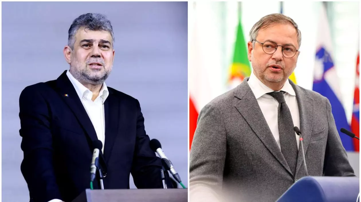 Colaj foto: Marcel Ciolacu (stânga) și Dan Motreanu (dreapta)